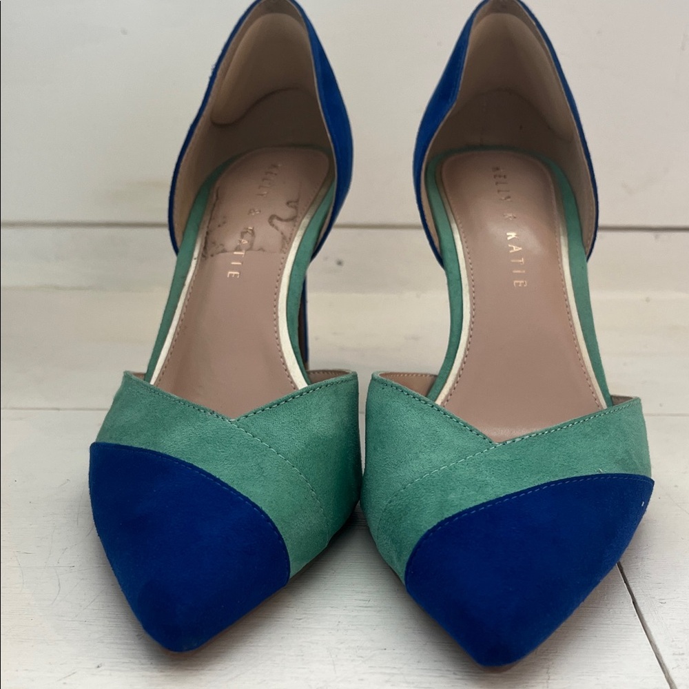 Kelly & Katie Blue and Green 👠heels